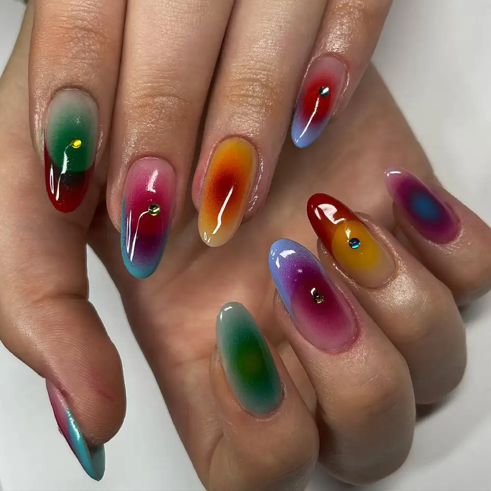 colorful nails