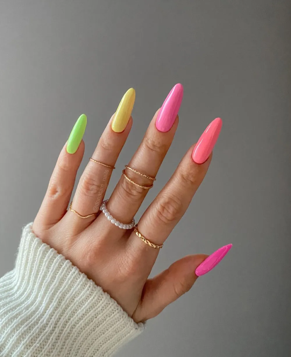 colorful nails