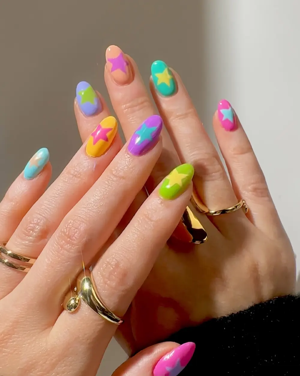 colorful nails