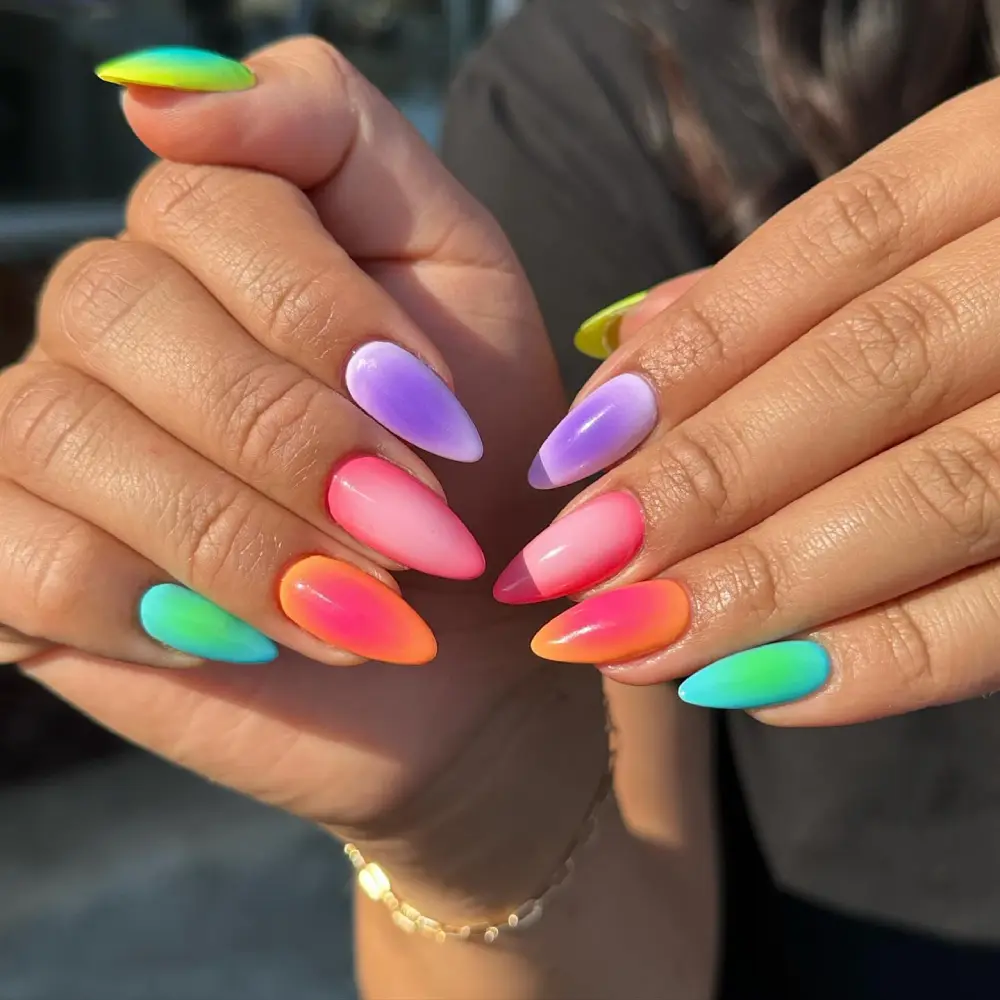 colorful nails