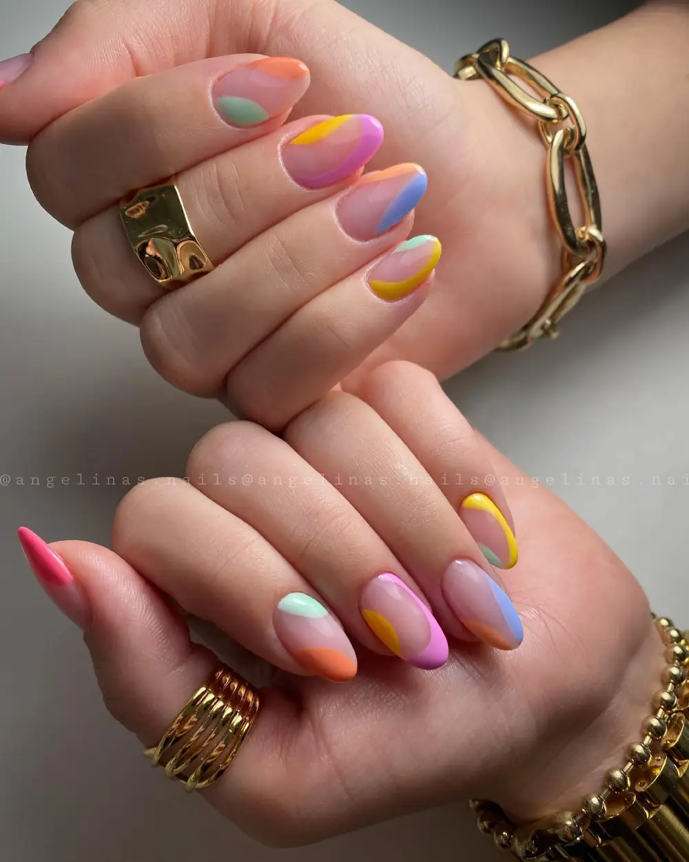 colorful nails