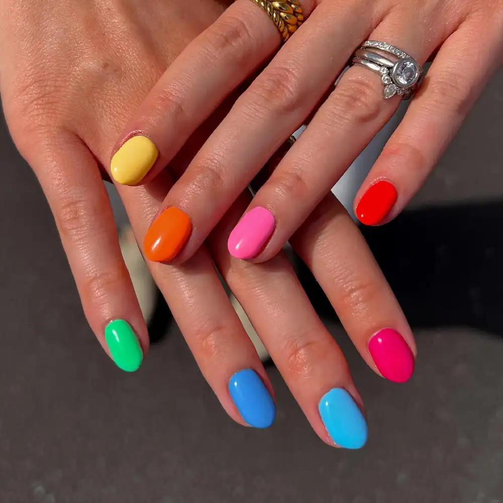 colorful nails