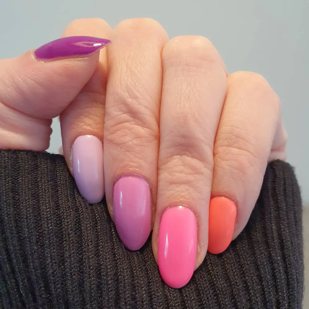colorful nails