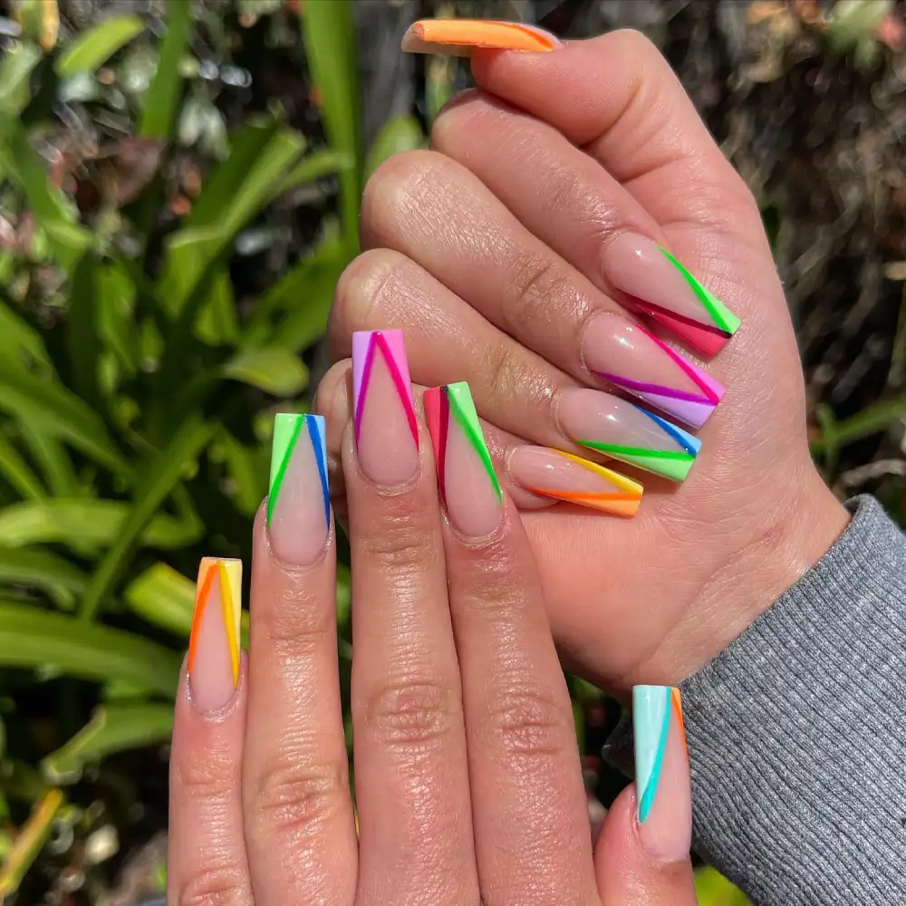 colorful nails