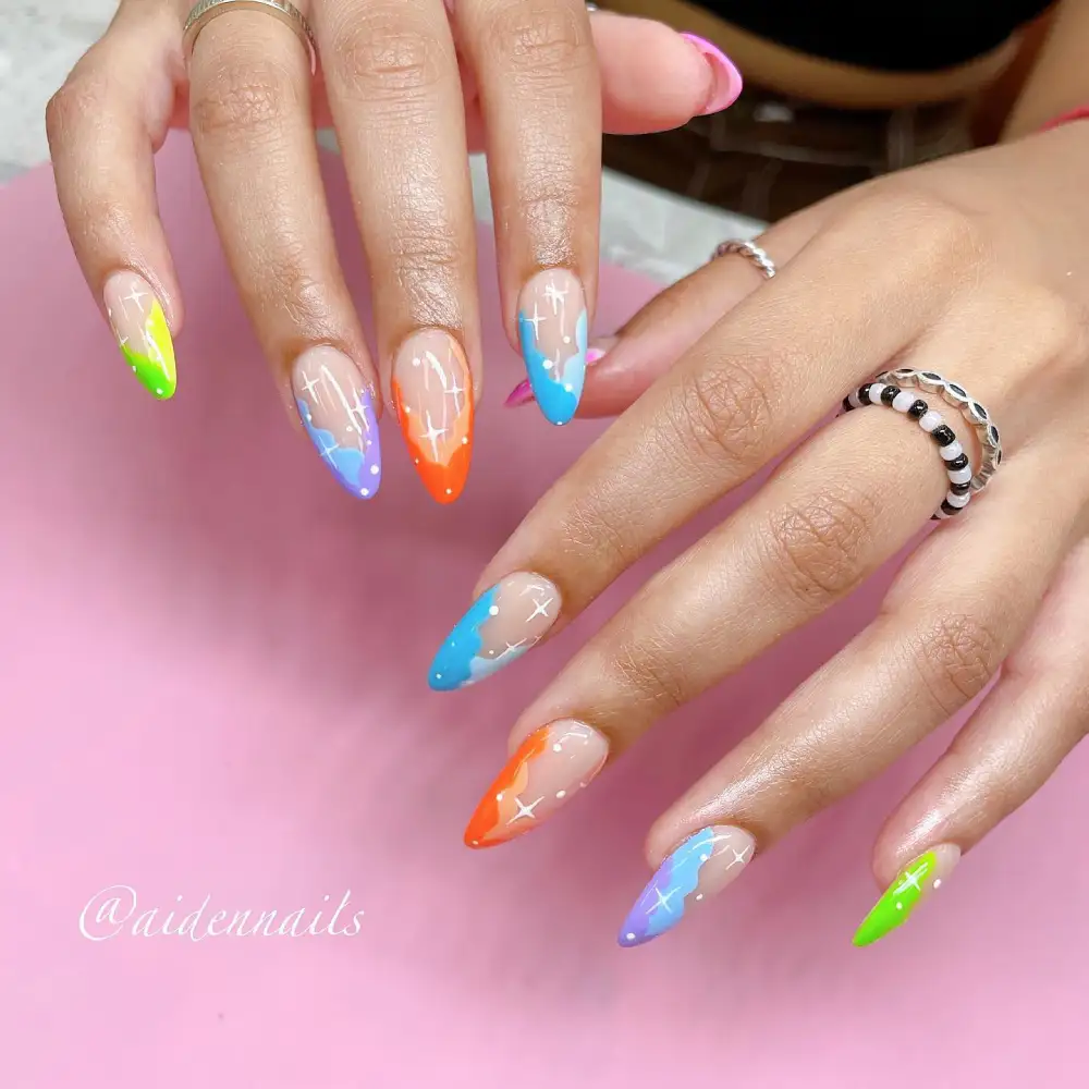 colorful nails
