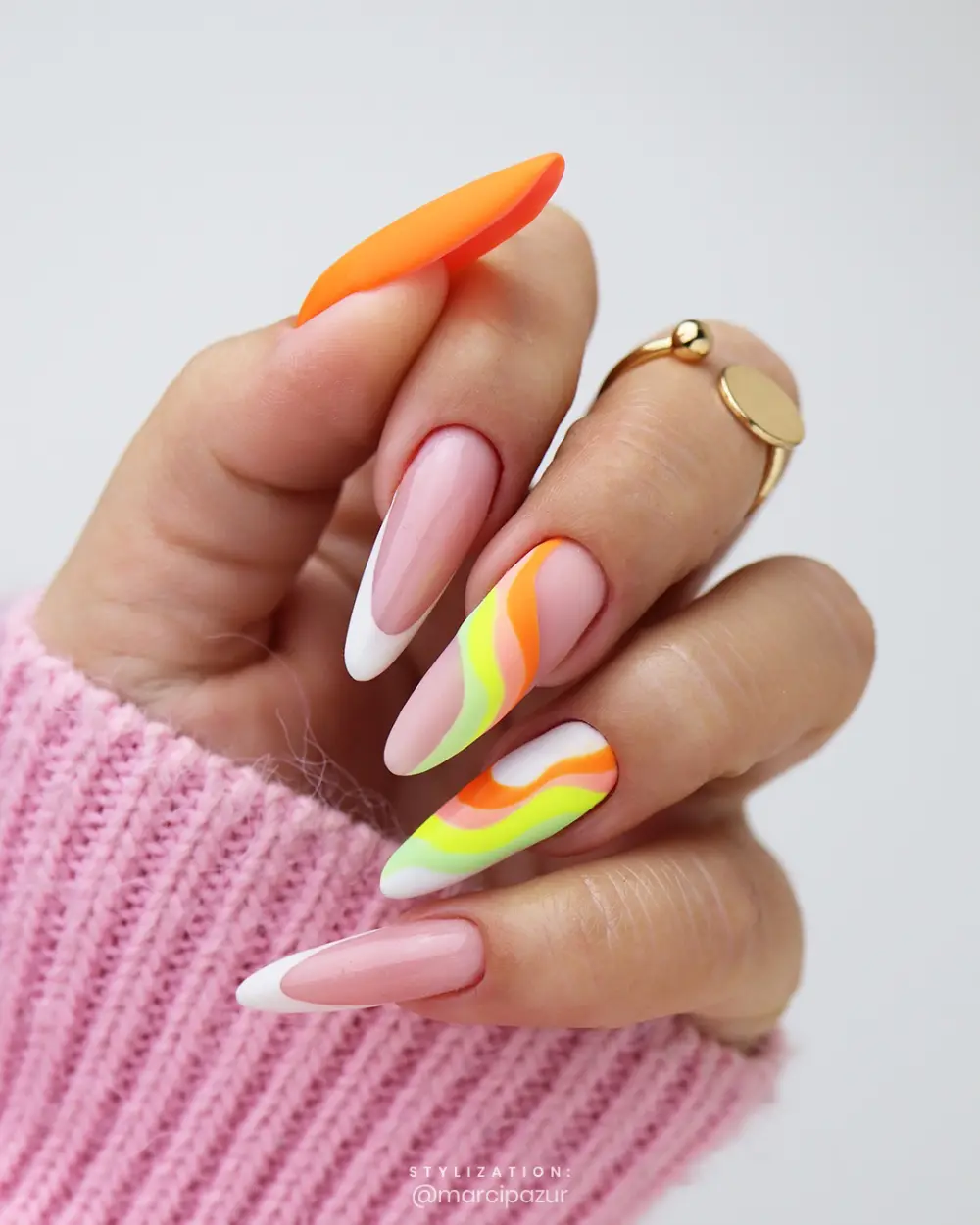 colorful nails