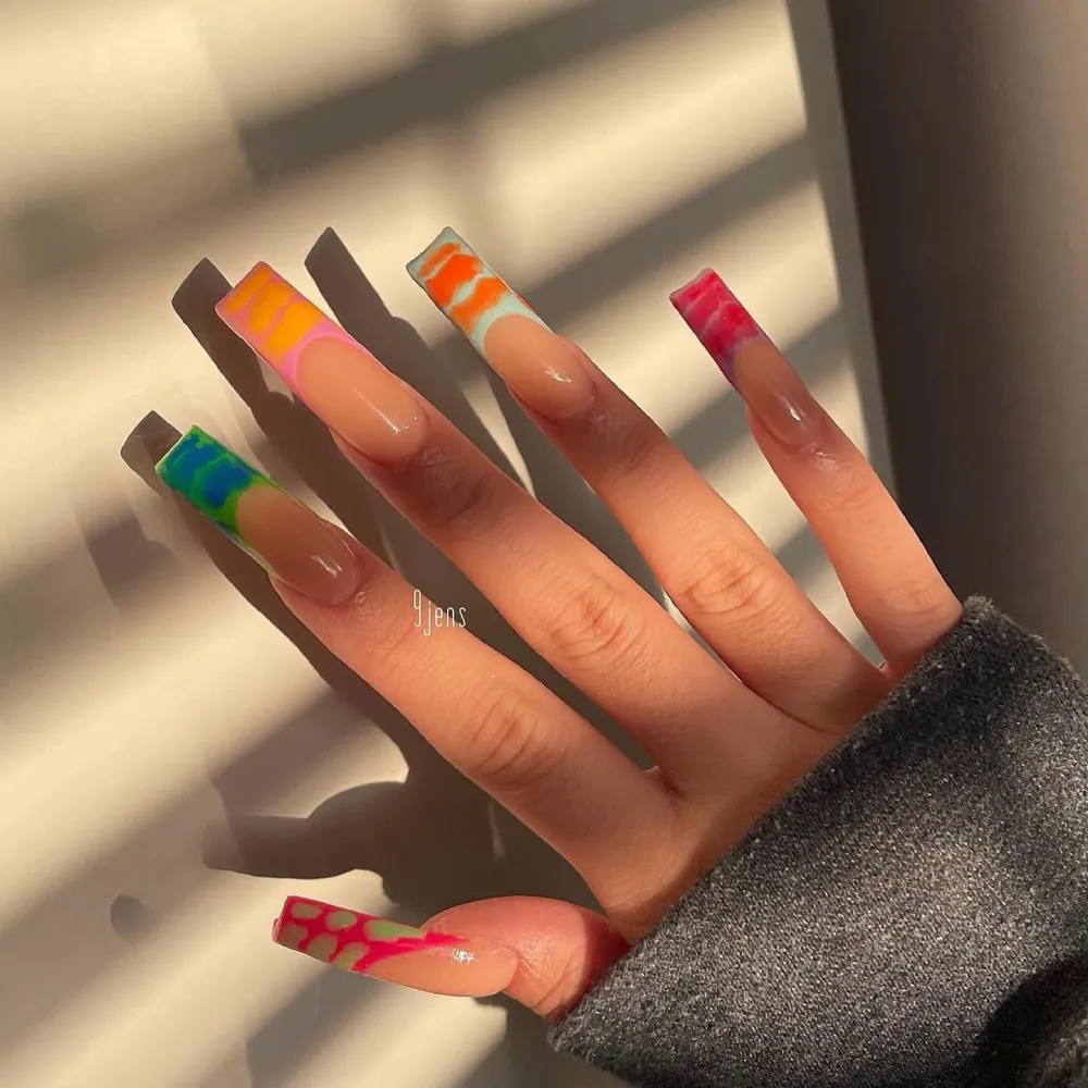colorful nails