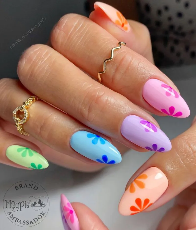 colorful nails