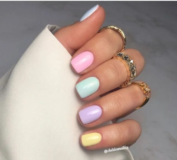 colorful nails