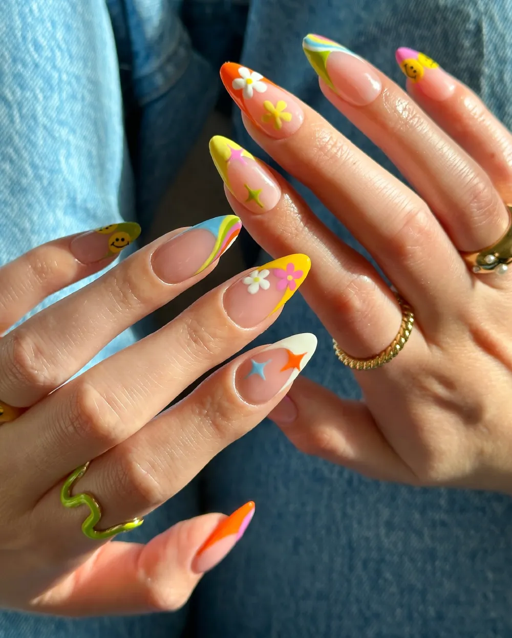 colorful nails