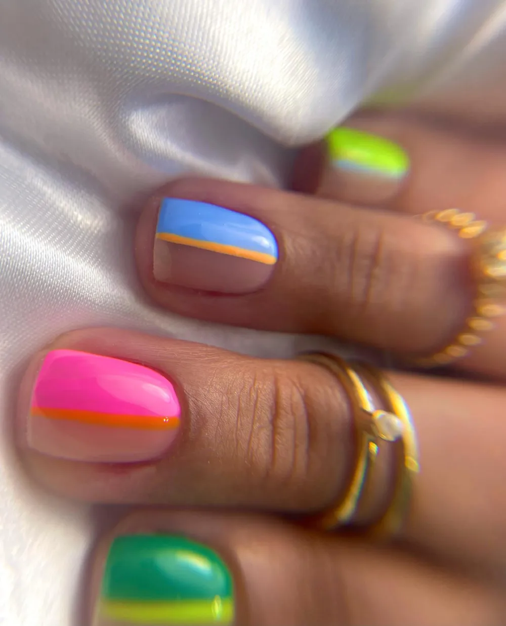 colorful nails