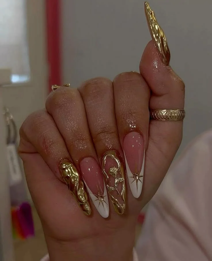 long almond nails