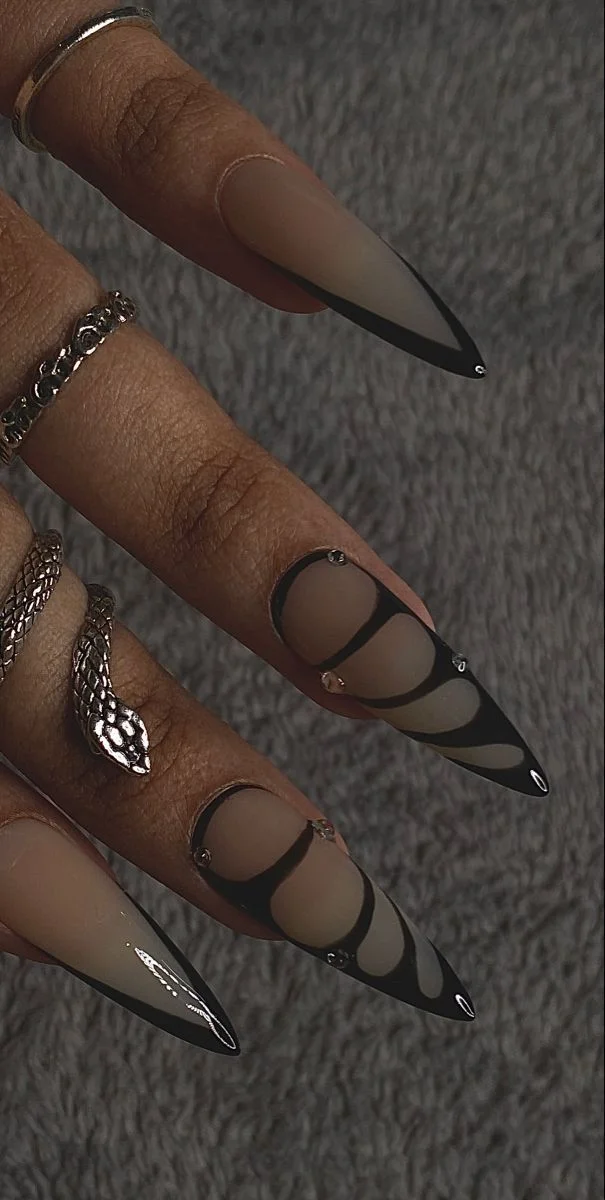 long almond nails
