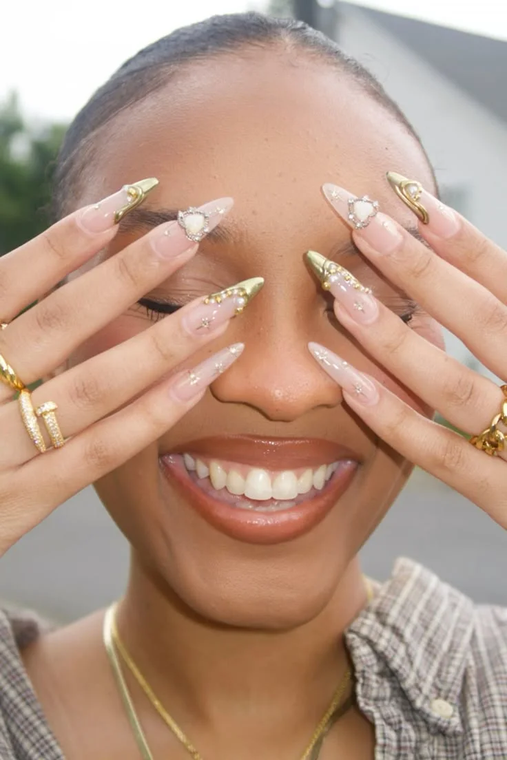 long almond nails