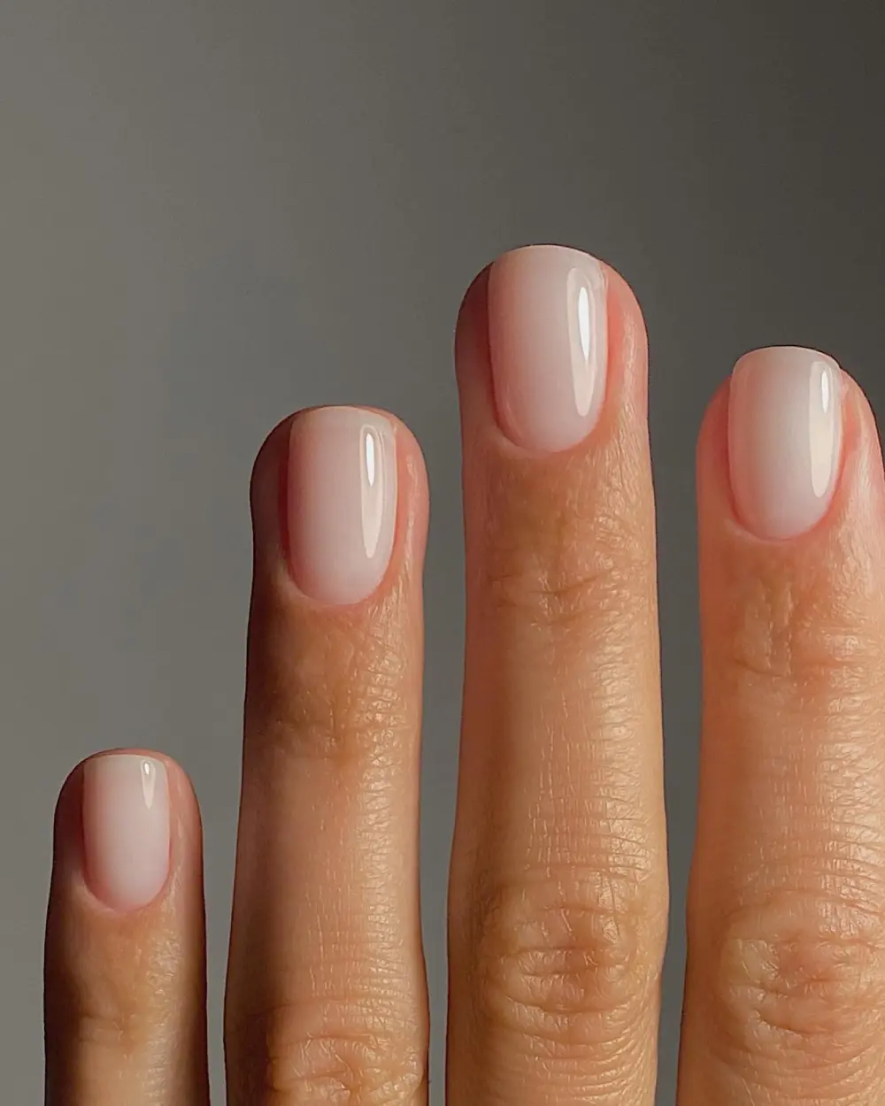 Milky nails