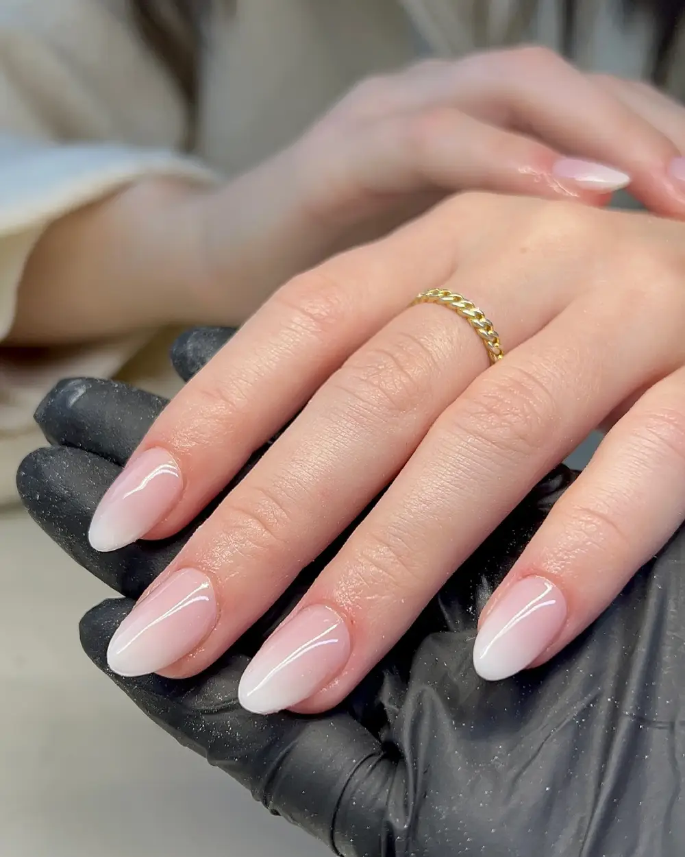 Milky nails