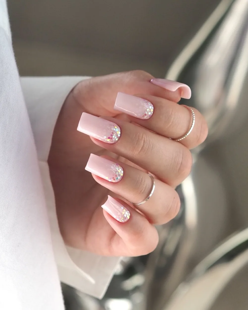 Milky nails