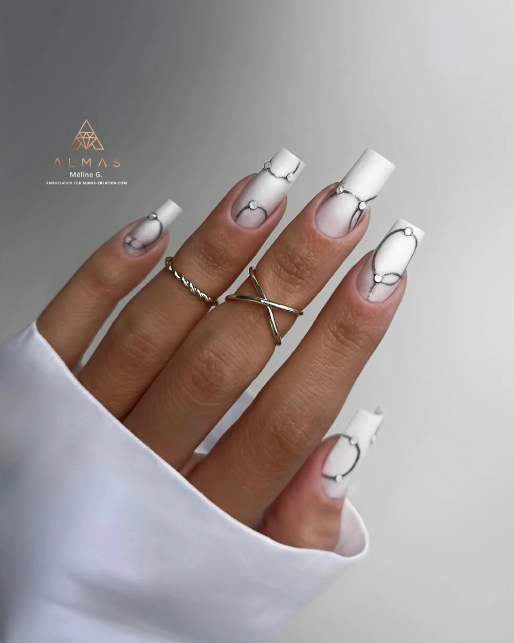 Milky nails