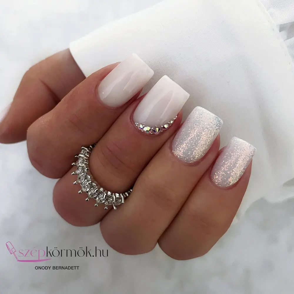 Milky nails