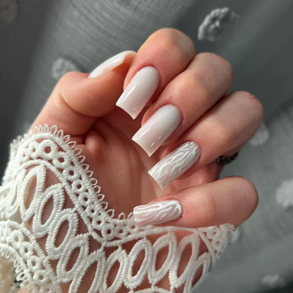Milky nails