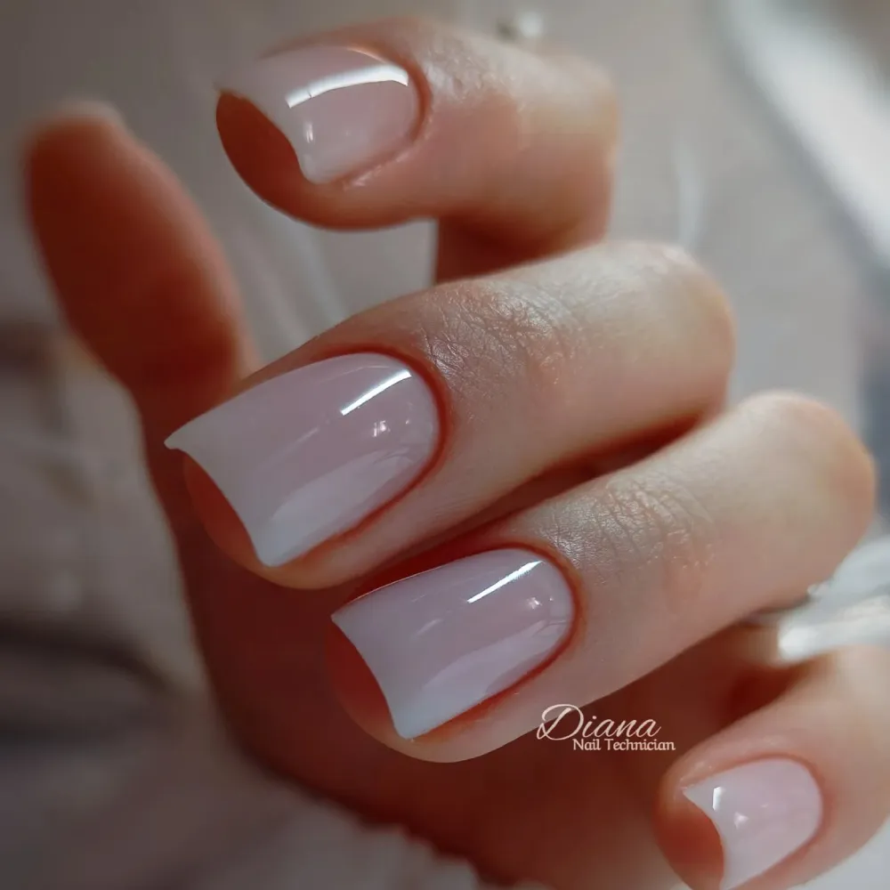 Milky nails