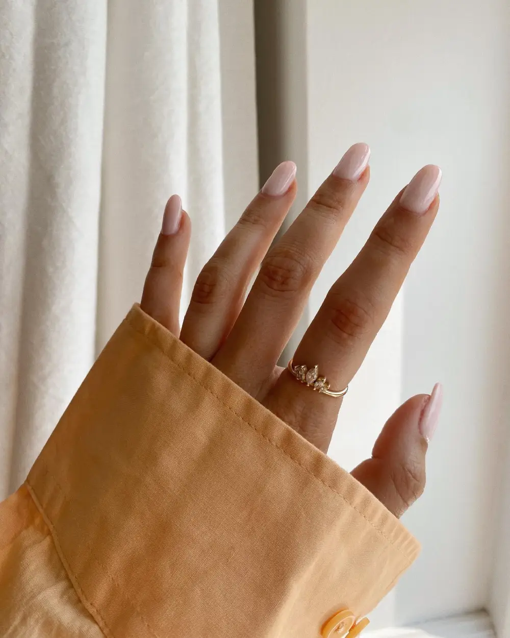Milky nails