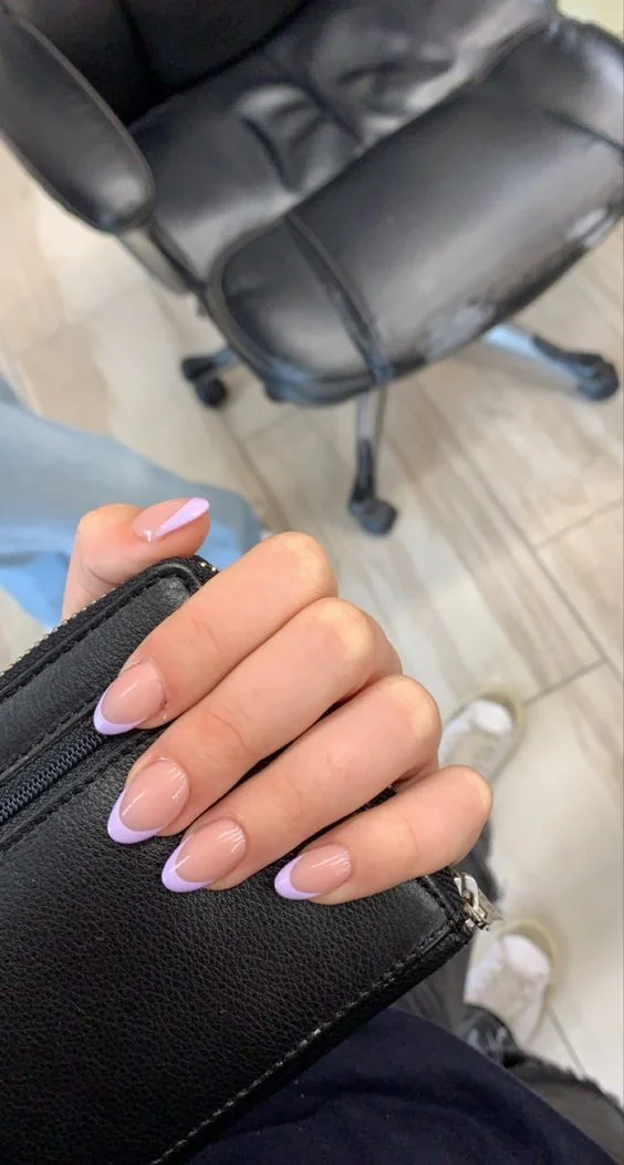 purple nails