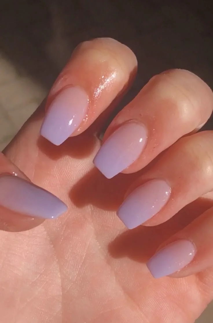 purple nails