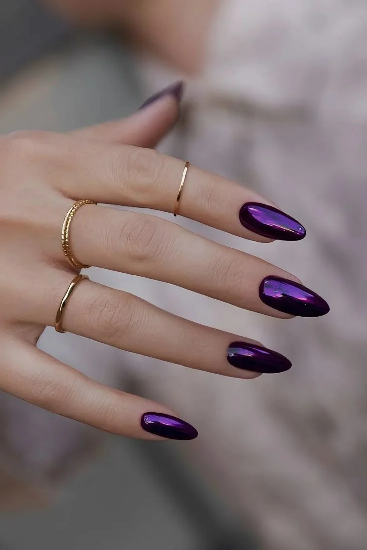 purple nails