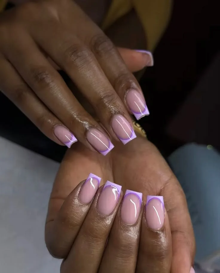 purple nails