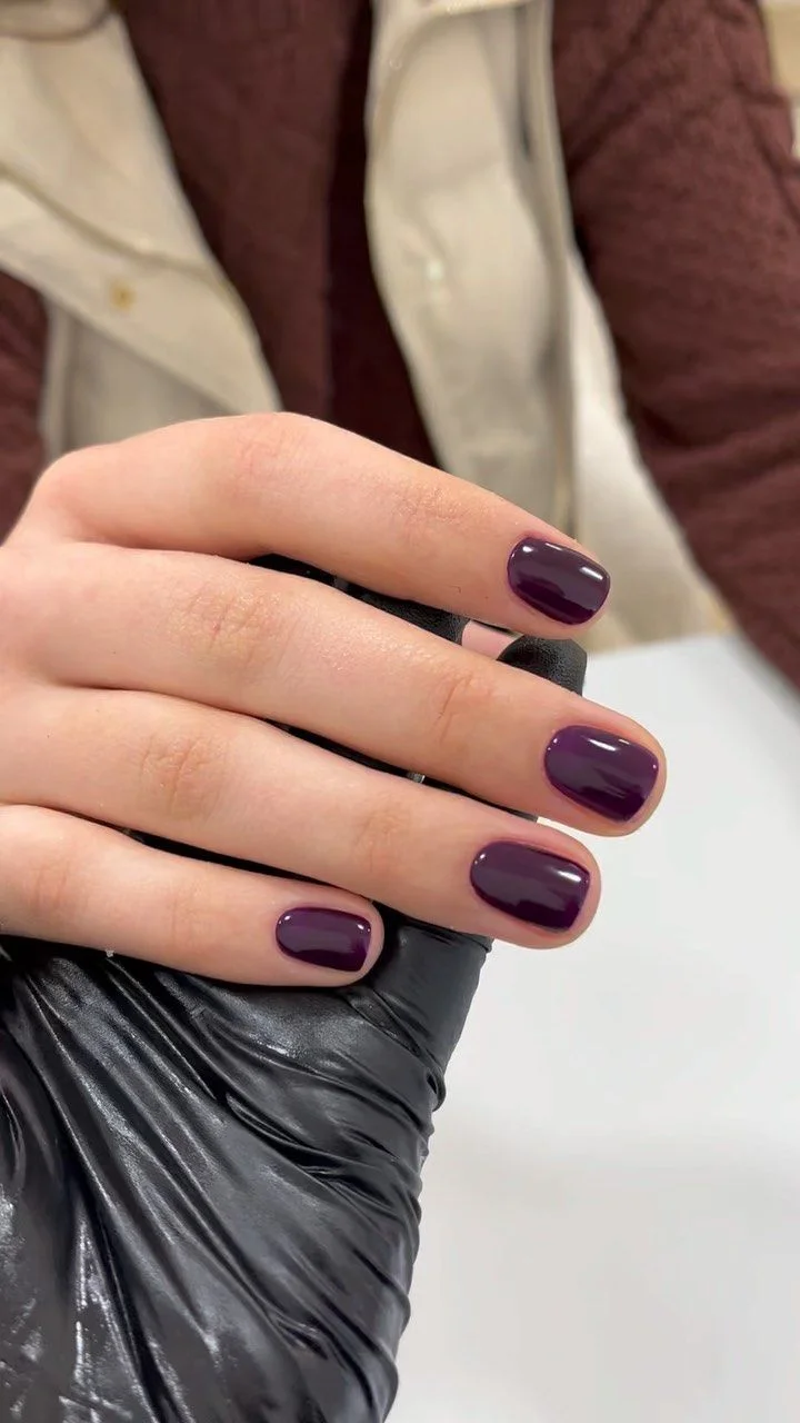 purple nails