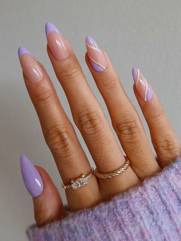 purple nails