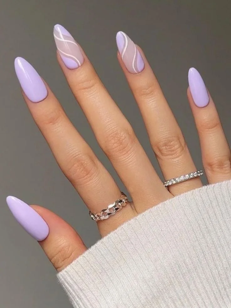 purple nails