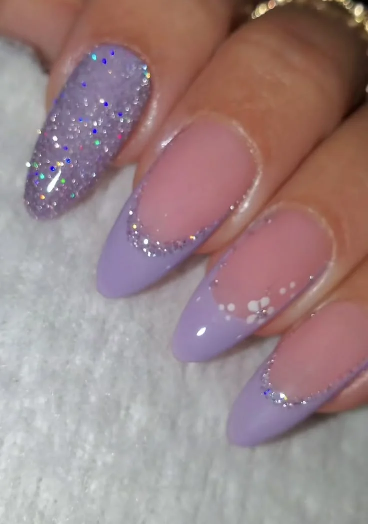 purple nails