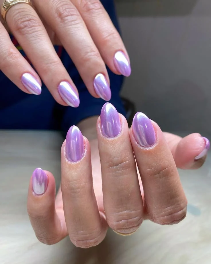 purple nails