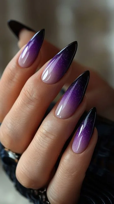 purple nails