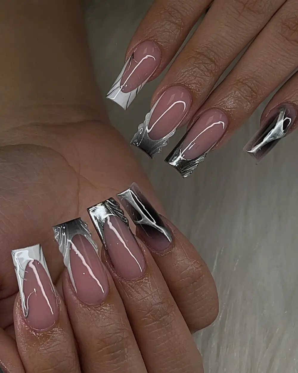 silver nail