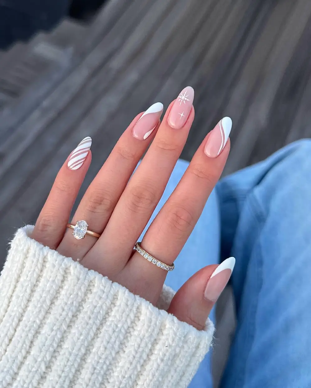 White nails