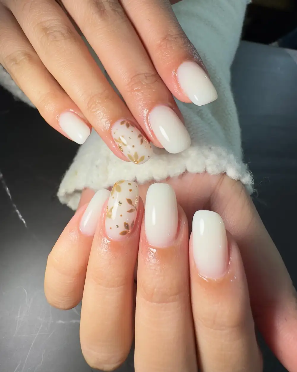 White nails