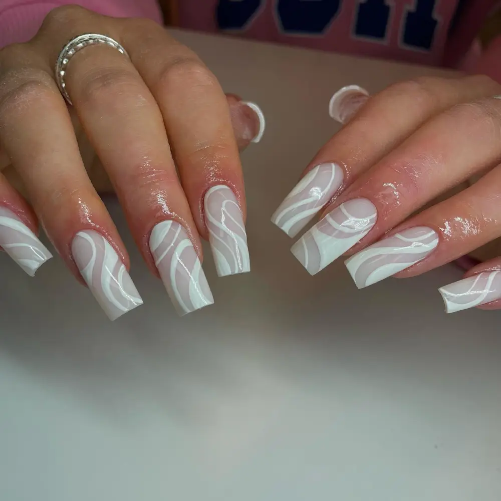 White nails