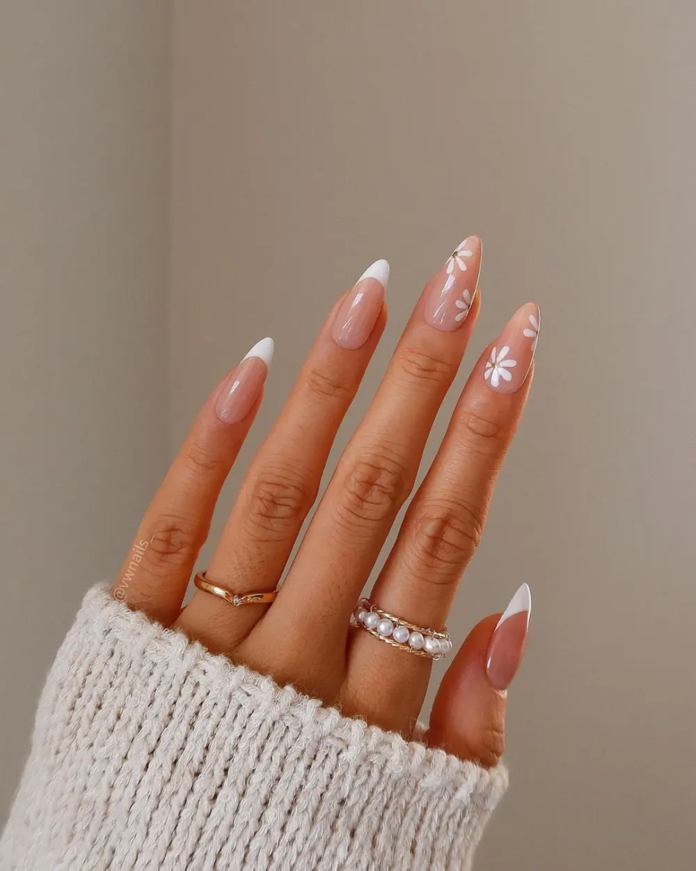 White nails