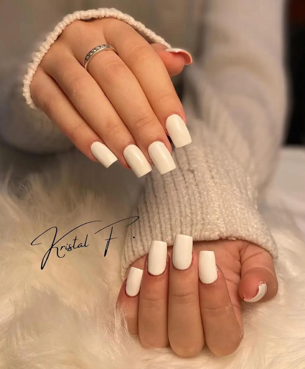 White nails