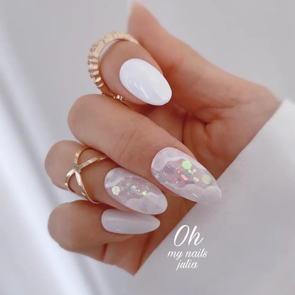 White nails