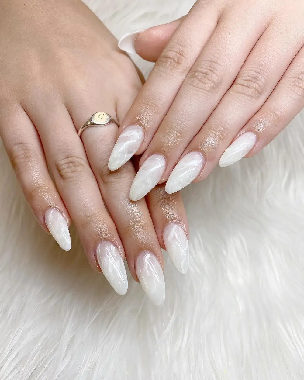 White nails