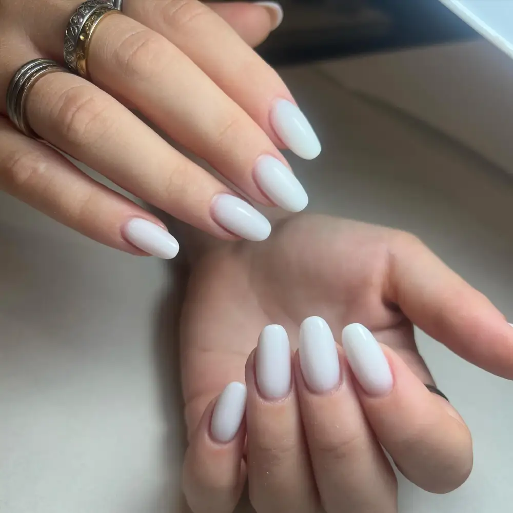White nails