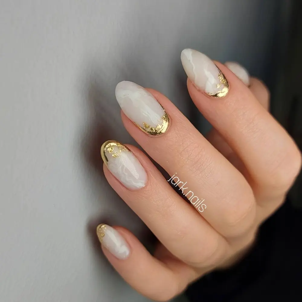 White nails