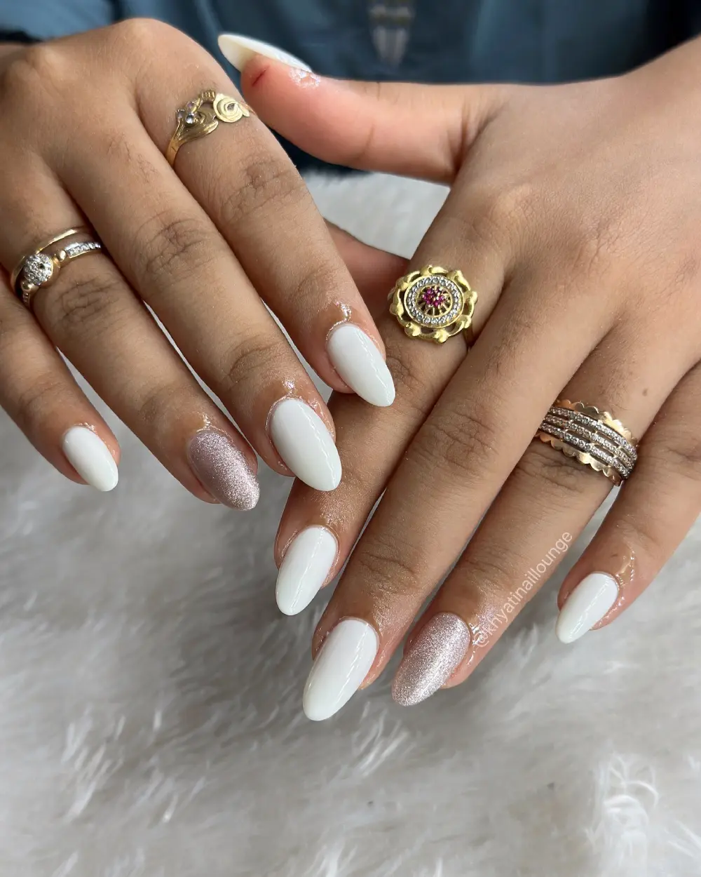 White nails