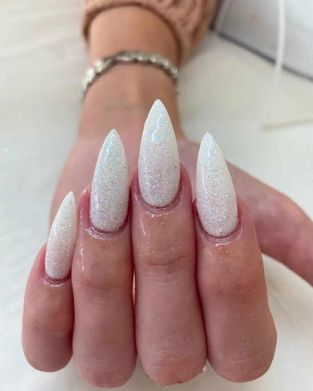 White nails