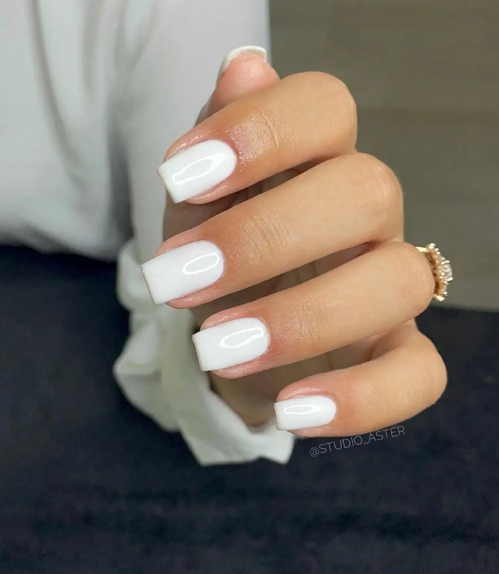 White nails