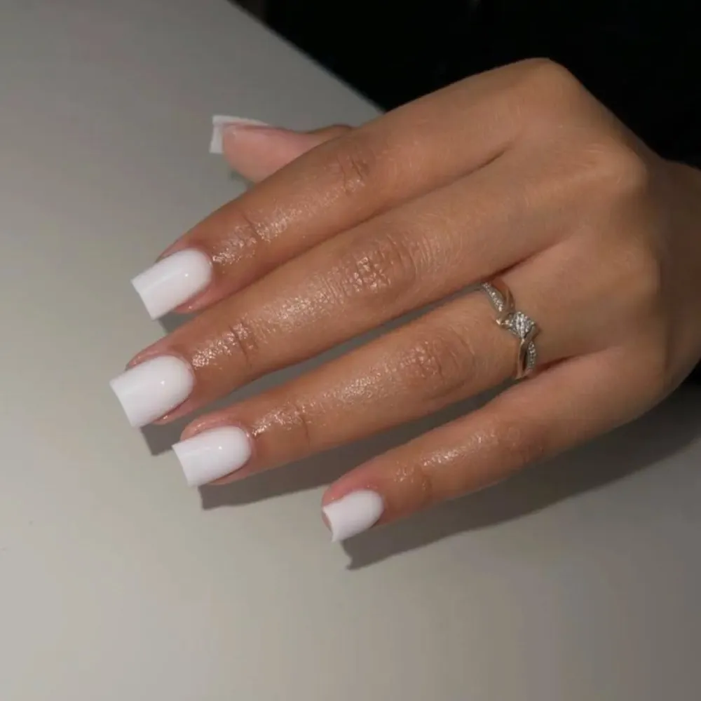 White nails